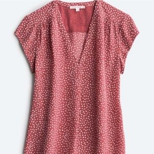 Fun2Fun Lillian V Neck Blouse - Large